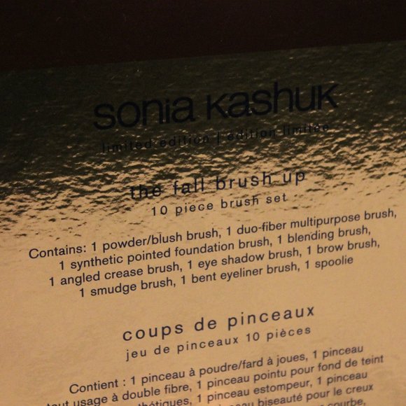 Sonia Kashuk Brush Set The Fall Up -10 piece (Limited Edition) - Picture 3 of 5